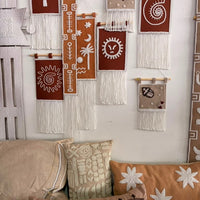 Custom Palm Leather Wall Hanging