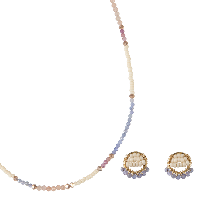 Utulivu Tanzanite Necklace & Earring Studs