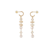 Origins Eclectic Drop Earrings - IVORY/PEARL/GOLD/HONEY