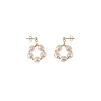 Pearl Flower Earrings - PEARL