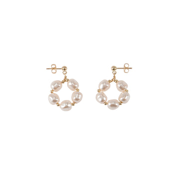Pearl Flower Earrings - PEARL
