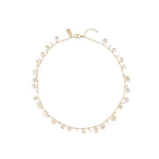 Origins Short Eclectic Necklace  - IVORY/PEARL/GOLD/HONEY
