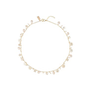 Origins Short Eclectic Necklace  - IVORY/PEARL/GOLD/HONEY
