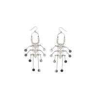 Traditional Maasai Earrings - WHITE