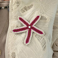 Custom Beaded Star Fish Brooches