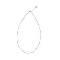 Tanzanite Silver Zebra Necklace - TANZANITE/SILVER