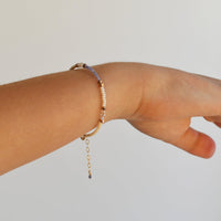 Utulivu Tanzanite Beaded Bracelet - PINK/TAUPE/HONEY/ROSE GOLD/PEARL/LAVENDER TANZANITE