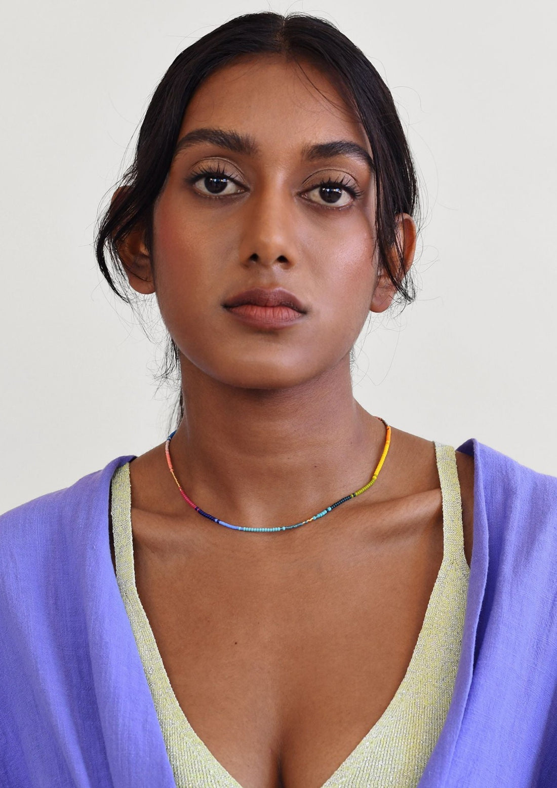 Short Endito Rainbow Necklace - ASSORTED RAINBOW