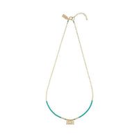 Eclectic Olakira Necklace - TURQUOISE/GOLD