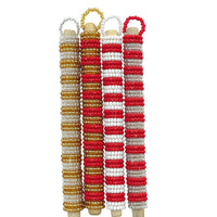 CANDY CANE STICKS (4pcs) - RED