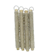 CANDY CANE STICKS (4pcs) - SILVER