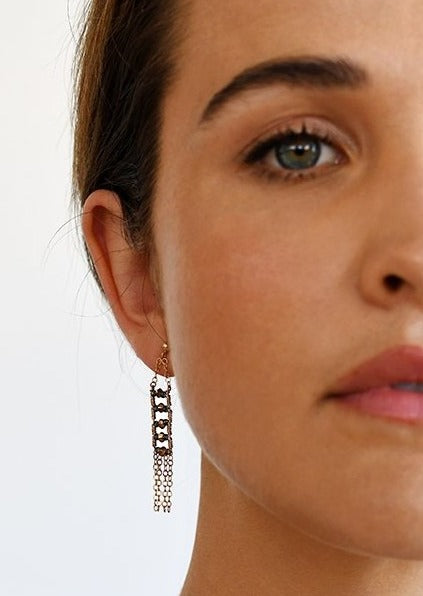 Olakira Earrings - SHINY GRAPHITE