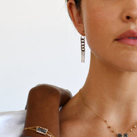 Mini Olakira Necklace - SHINY GRAPHITE/GOLD