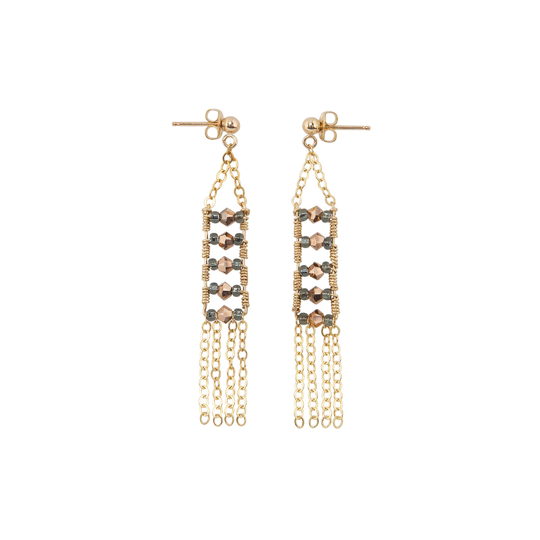 Olakira Earrings - SHINY GRAPHITE