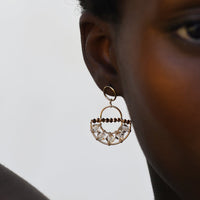 Olakira Half Moon Earrings - HONEY/ROSE GOLD