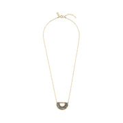 Olakira Half Moon Necklace - SHINY GRAPHITE
