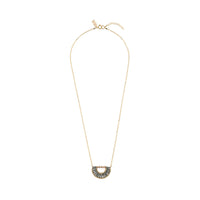Olakira Half Moon Necklace - SHINY GRAPHITE
