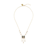 Mini Olakira Necklace - SHINY GRAPHITE/GOLD