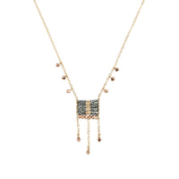Mini Olakira Necklace - SHINY GRAPHITE/GOLD
