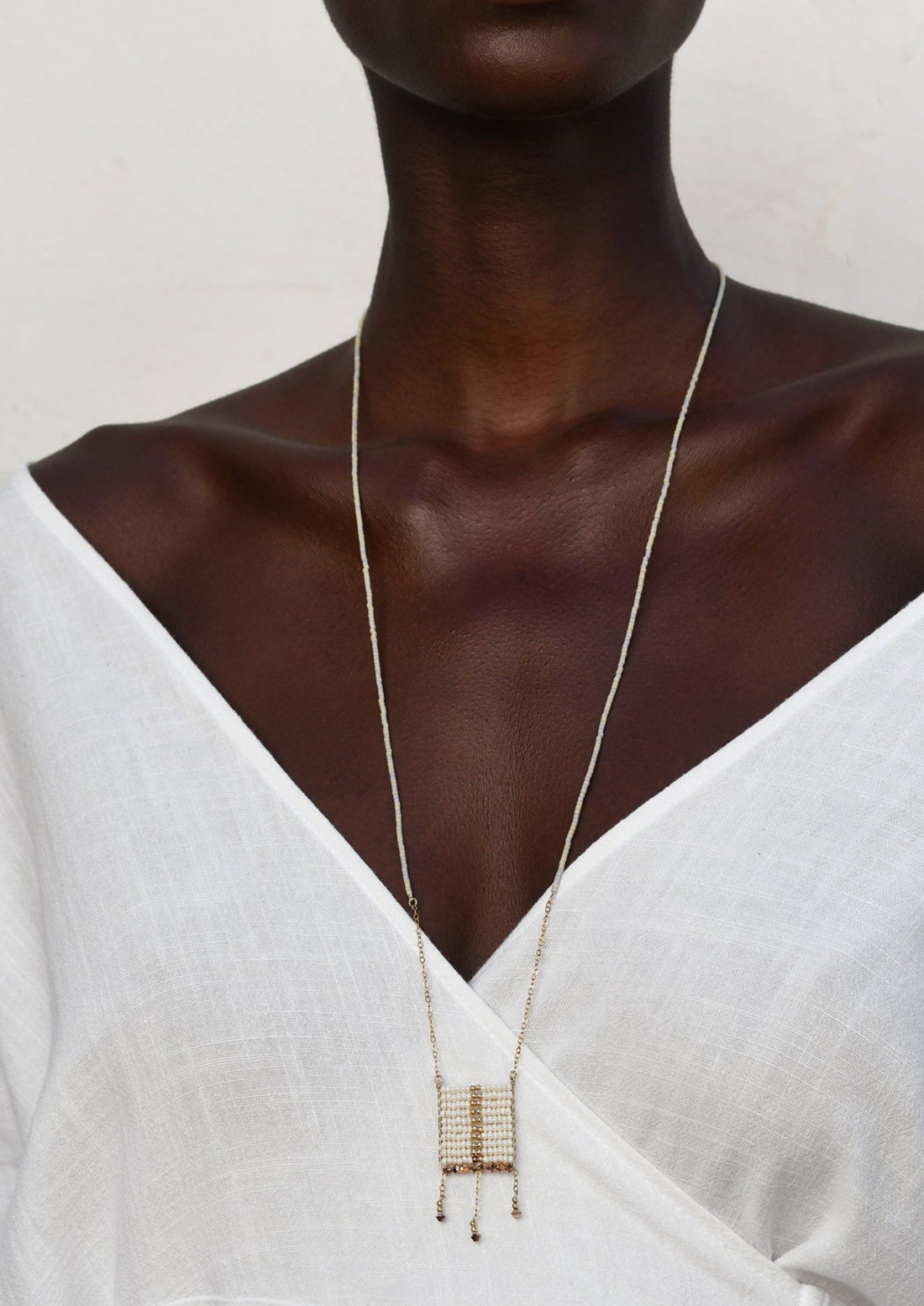 Olakira Necklace  - PEARL/GOLD/ROSE GOLD