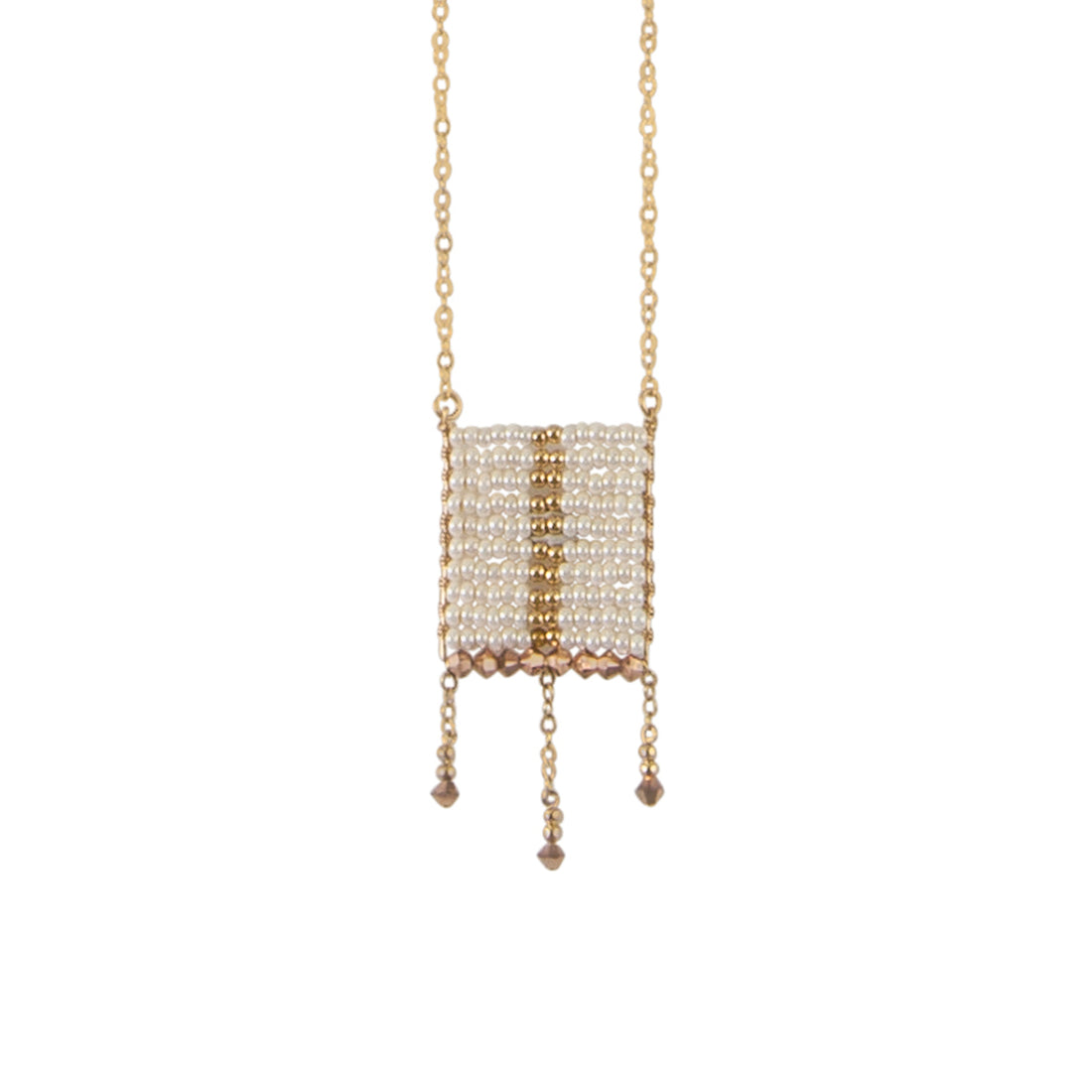 Olakira Necklace  - PEARL/GOLD/ROSE GOLD
