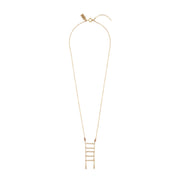 Ladder Pendant Necklace - PINK/HONEY/ROSE GOLD