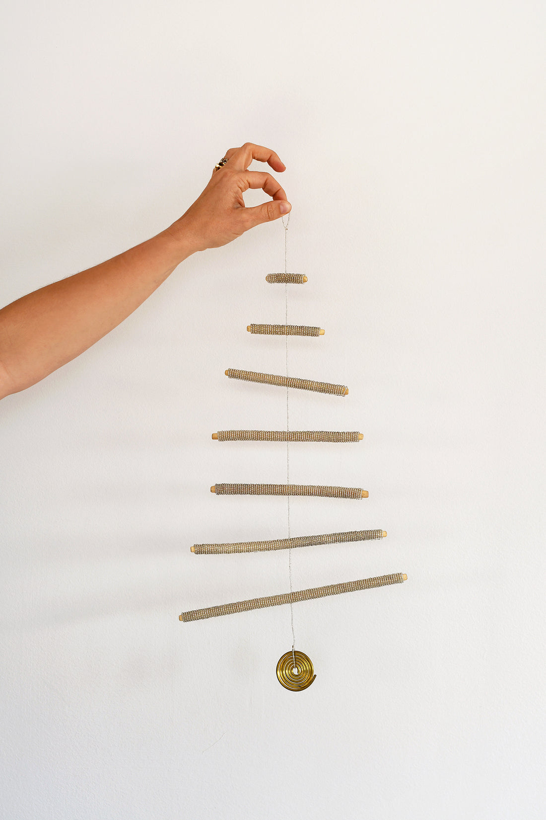 Xmas Tree Mobile - SILVER