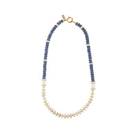 Crystal Origin Necklace - WHITE/IVORY/BLUE