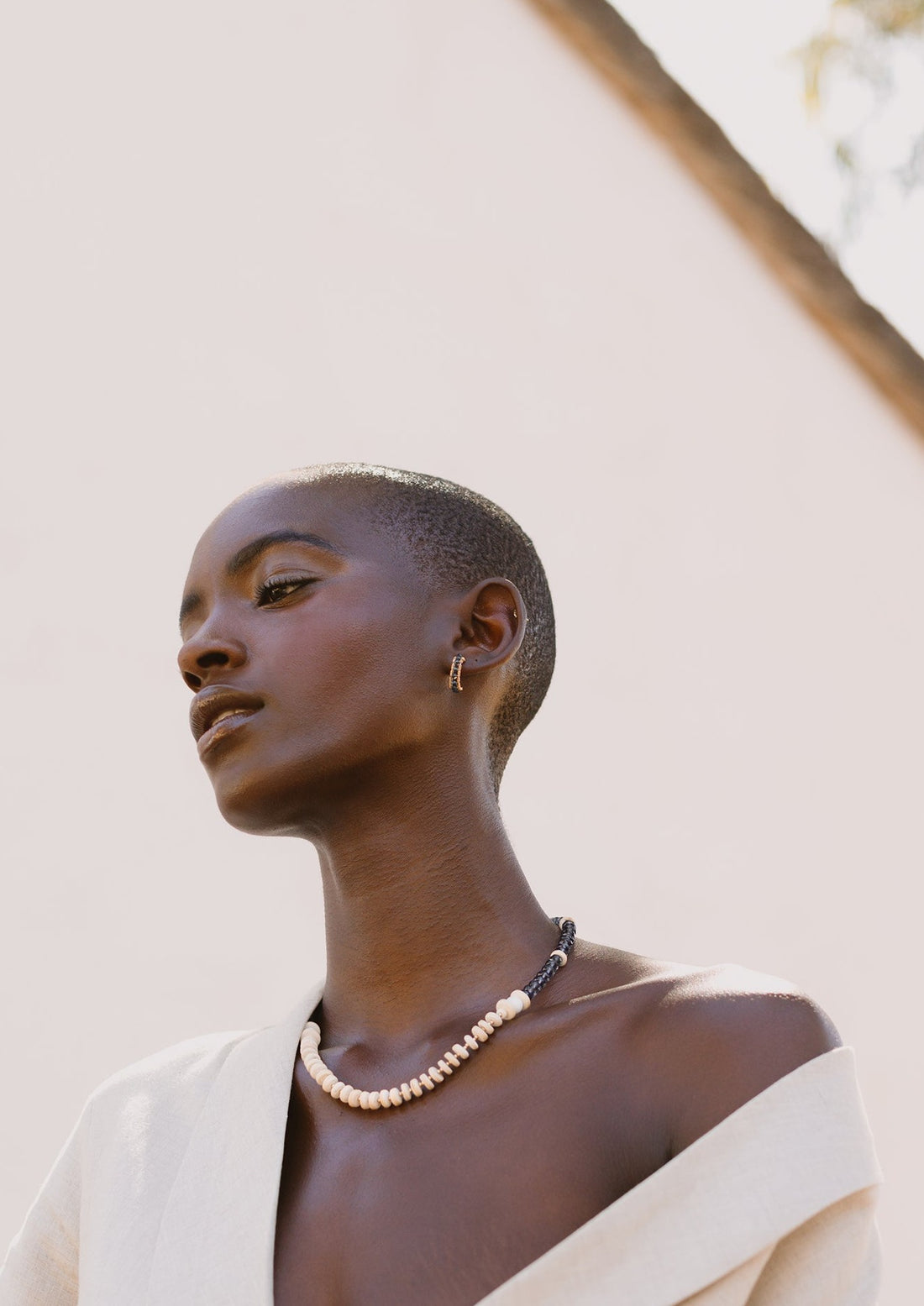 Crystal Origin Necklace - WHITE/IVORY/BLUE