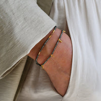 5 Drop Kisongo Bracelet - SHINY GRAPHITE/GOLD