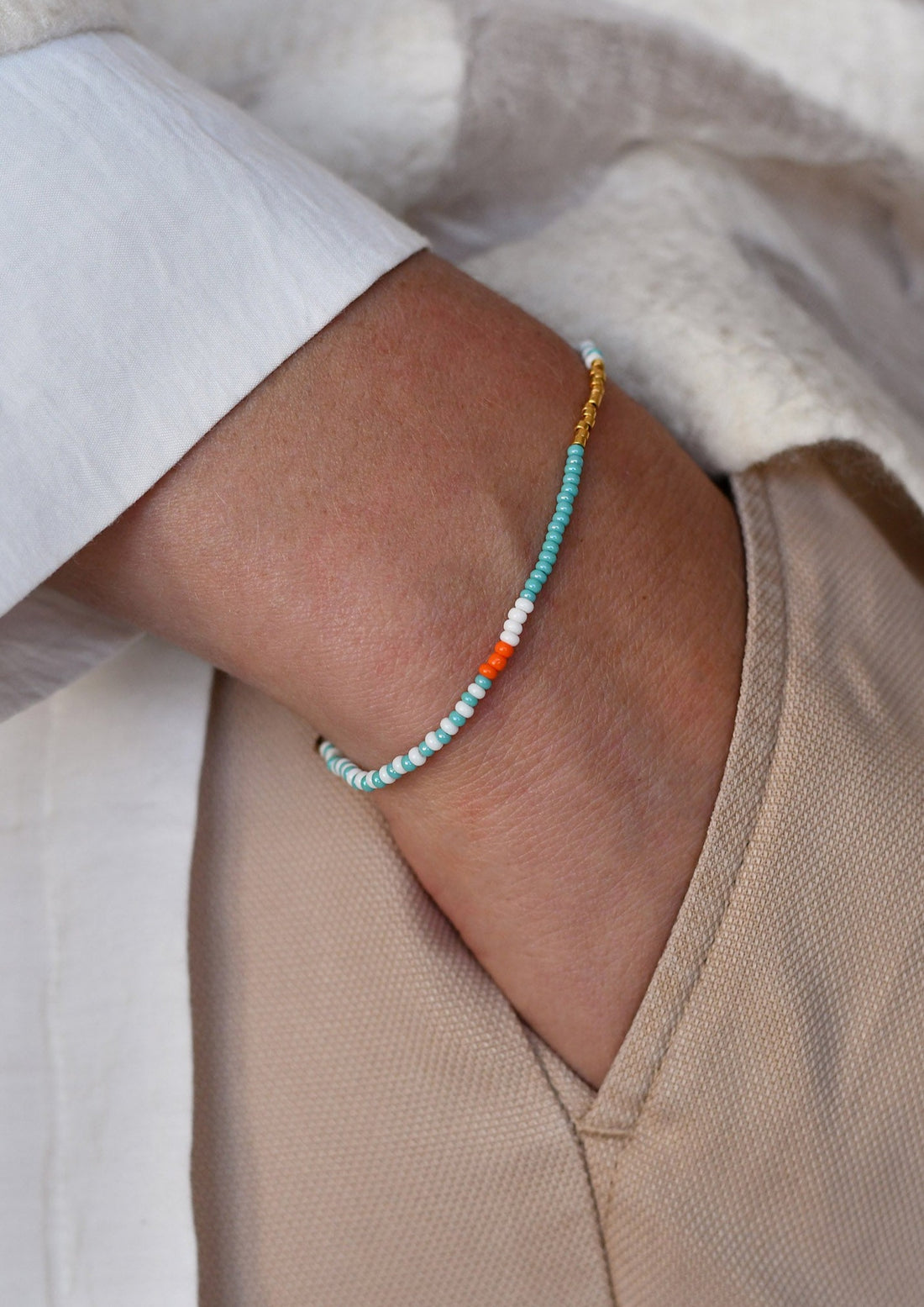 Endito Zebra Bracelet - TURQUOISE