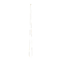Long Zebra Endito Multi Wrap - GRAY/WHITE/GOLD