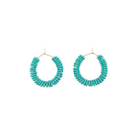 Small Jongoo Earrings - TURQUOISE