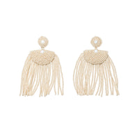 Kifungo Short Tassel Earrings - PINK