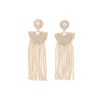 Small Kifungo Tassel Earrings - PINK