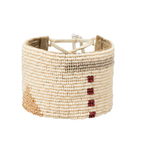 Wide Pembetatu Leather Cuff