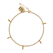 5 Drop Kisongo Bracelet -  TAUPE