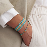 5 Drop Kisongo Bracelet - TURQUOISE