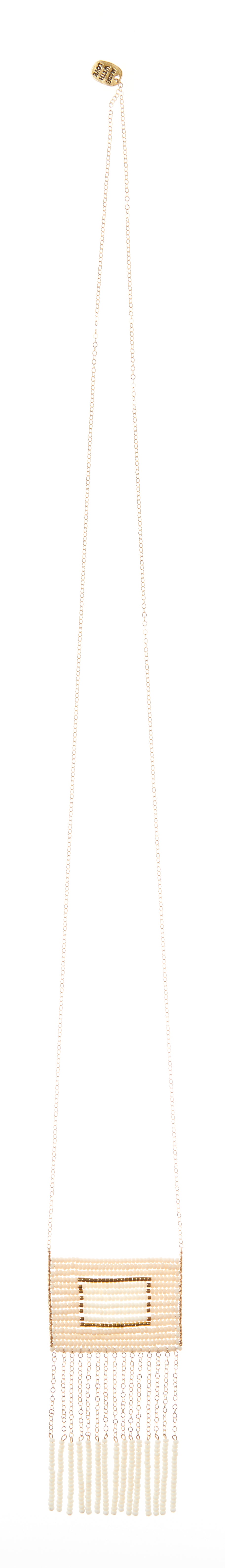 Samburu Tassel Necklace - PINK (SAMPLE)