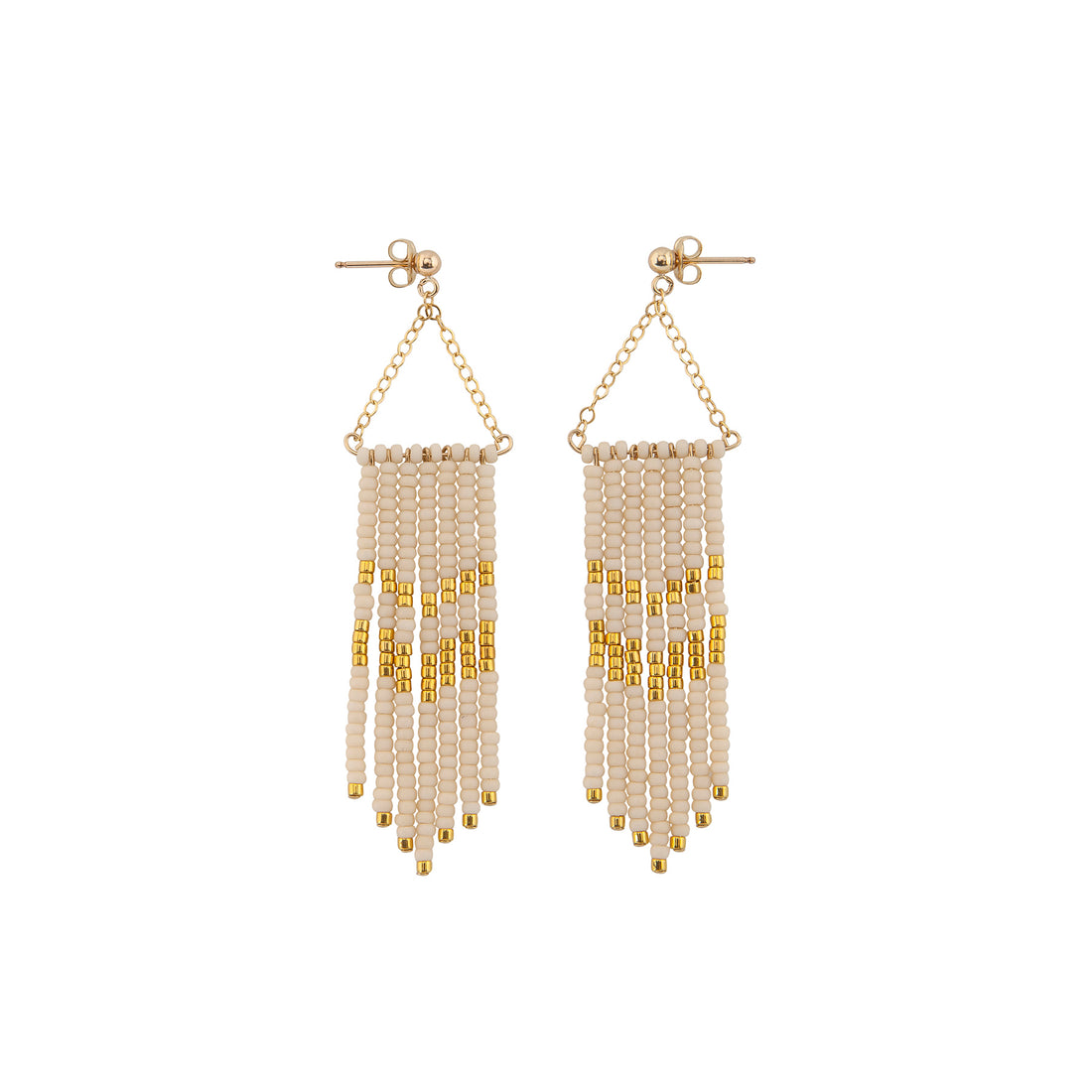 Small Porcupine Earrings - PINK/GOLD