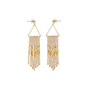 Small Porcupine Earrings - PINK/GOLD