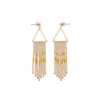 Small Porcupine Earrings - PINK/GOLD