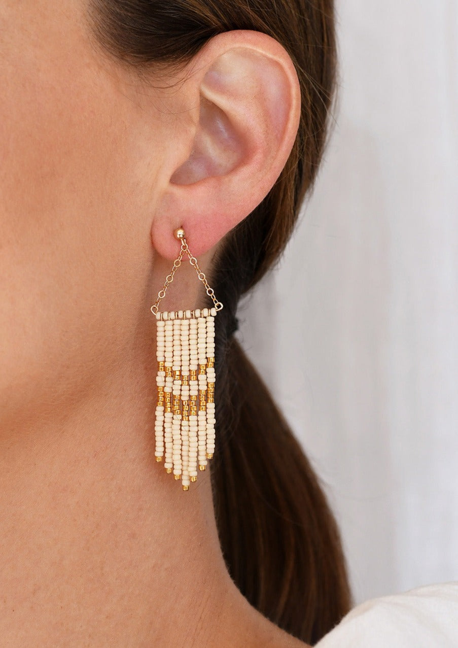 Small Porcupine Earrings - PINK/GOLD