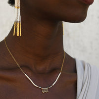 Eclectic Olakira Necklace - PINK/SILVER/GOLD/ROSE GOLD