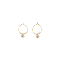 XS Flower Hoops - PINK