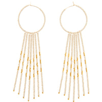 Porcupine Earrings - TAUPE/GOLD