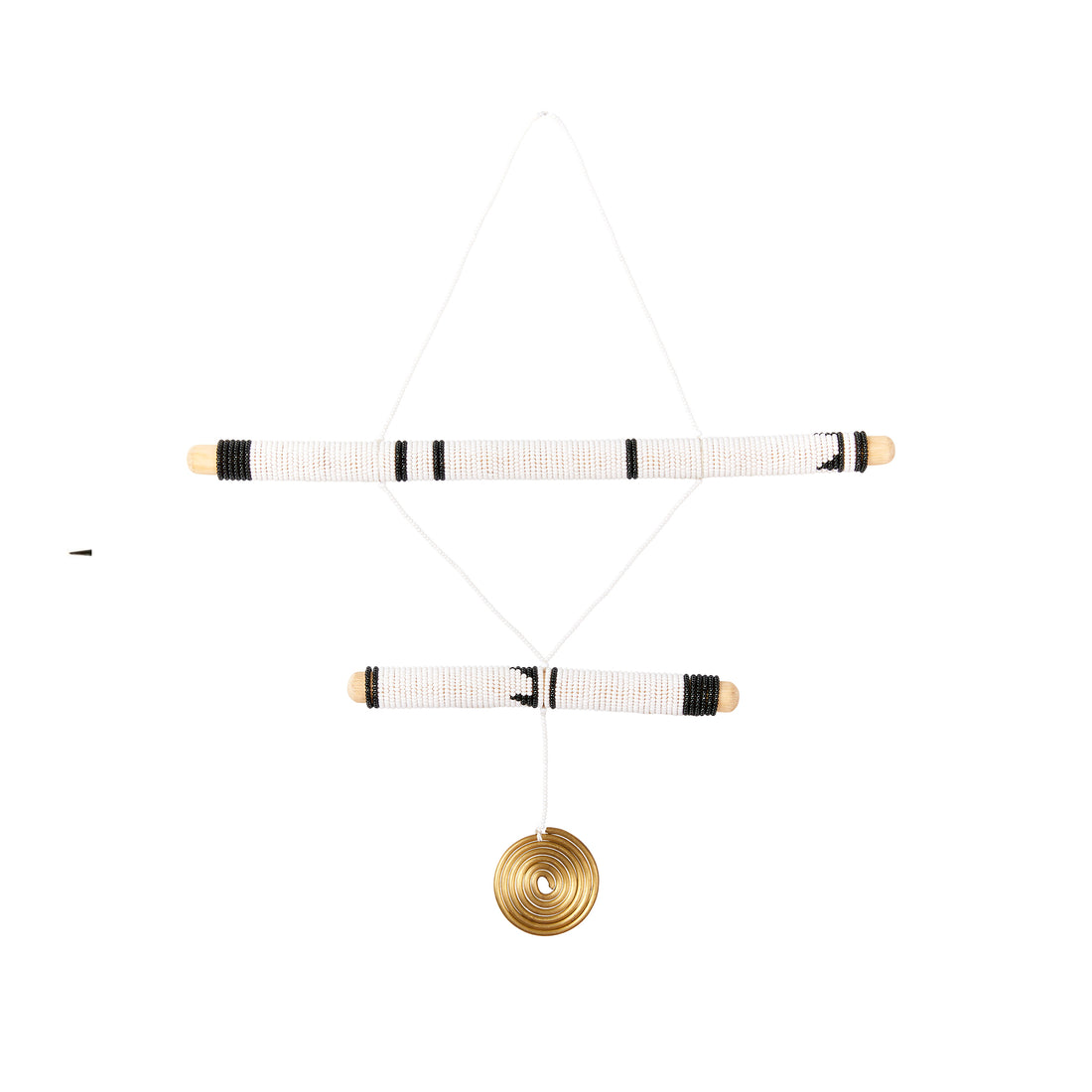 2 Stick Hanging Mobile - WHITE/BLACK