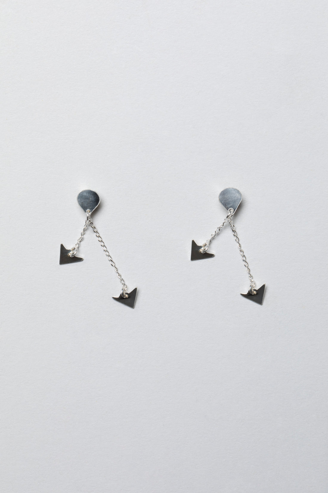 Neema Double Arrow Stud - SILVER