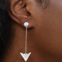 Neema Arrow Stud - SILVER