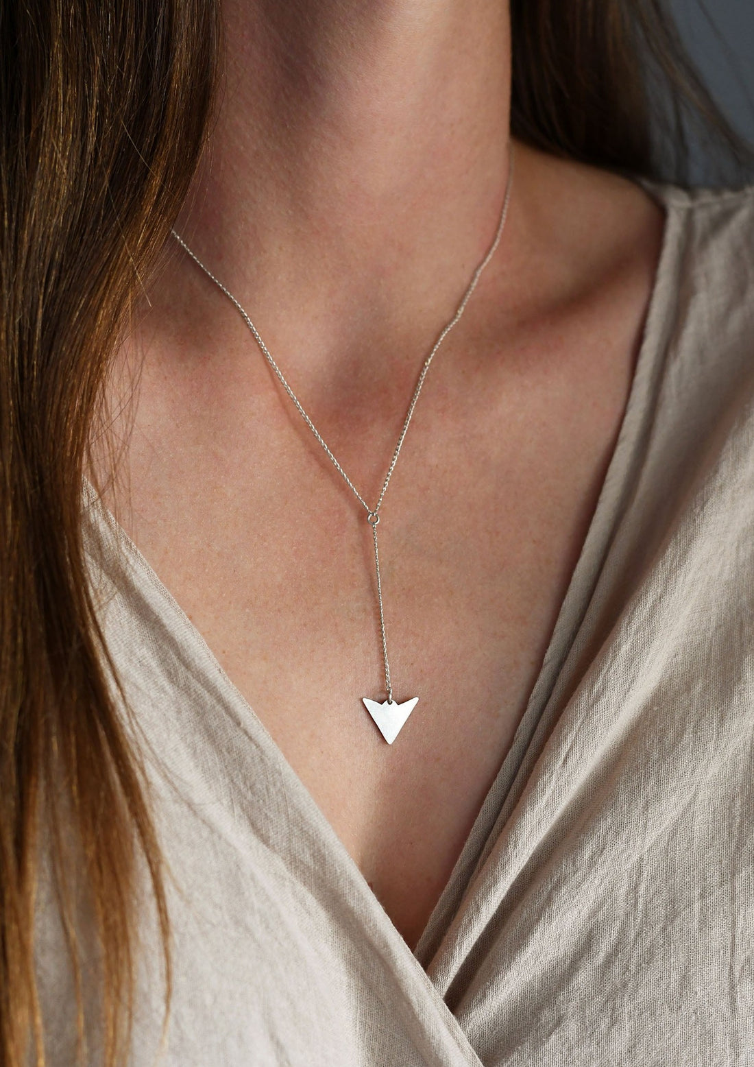 Neema Arrow Necklace - SILVER